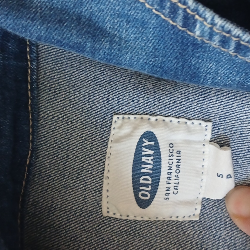 GUC Old Navy Classic Blue Denim Jacket Size Small - Picture 3 of 5